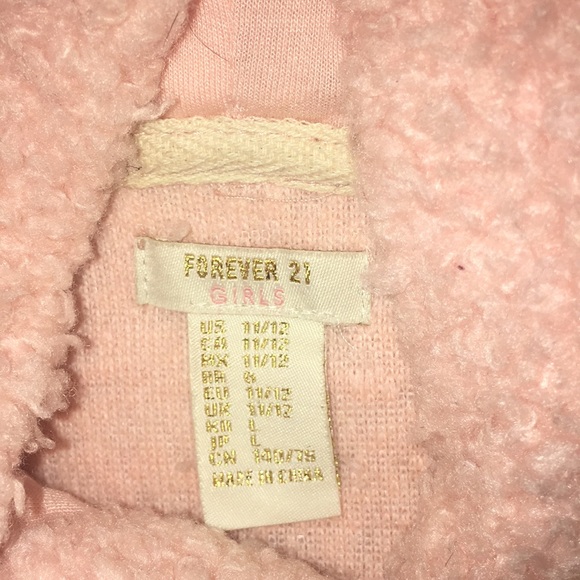 Long sleeve baby pink sweatshirt top - Picture 2 of 2